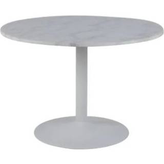 Tarife - Spisebord i Guangxi White marmor - fod i metal - Ø 110 cm.
