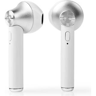 Trådløse hovedtelefoner Bluetooth - Opladningsholder - Indbygget mikrofon - Hvid