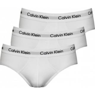 Calvin Klein 3-Pack Cotton Stretch Briefs - White