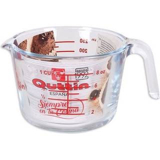 Graderet krus lavet af glas, 500ml - Quttin mærke