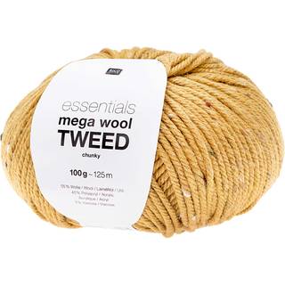 Essentials Mega Wool Tweed chunky - Senf