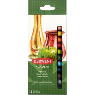 Academy oliepastelfarver 12stk. Derwent 2301952 (6 pakker)