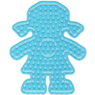 Hama Maxi stiftplade, transparent - Pige 8207 1 maxi perleplade Mål: ca. 19 x 16 cm.