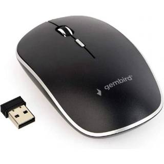 Gembird Wireless optical mouse 4B-01 - Mus - Optisk - 4 knapper - Hvid