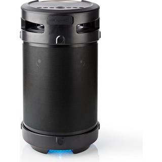Nedis Festhøjttaler - 150W - IPX5 vandtæt - LED lys - Sort