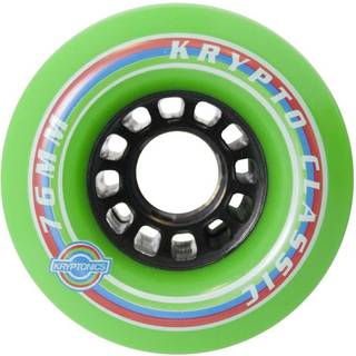 Kryptonics Classic 76 mm Rulleskøjte og Longboardhjul Green