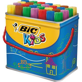 BIC Decoralo Jumbotusch 4 mm, 30 stk. i assorterede farver