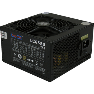 LC Power LC6650 V2.3 - strømforsyning - 650 Watt Strømforsyning - 650 Watt - 120 mm - ATX - 80 Plus Bronze certified
