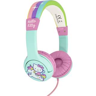 OTL Technologies Hello Kitty Hovedtelefon Junior On-Ear Grøn/Rosa Enhjørning 5055371622967