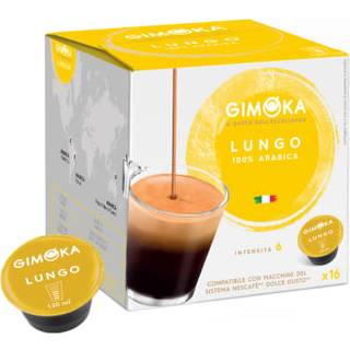 Lungo - Gimoka - 16 kapsler til Dolce Gusto