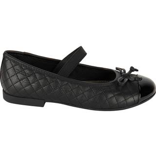 Geox Geox Black Quilted Ballerina Shoe