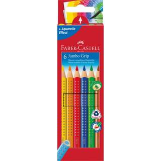 Faber-Castell Grip Farveblyanter Jumbo | 6 farv.