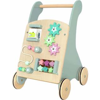 Jabadabado Activity Cart Bunny - Legetøj Træ Grå - W7176