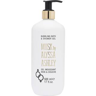 Alyssa Ashley Unisex-dufte Musk Bath & Shower Gel Pumpe dispenser 500 ml (172,00 kr / 1 l) - 500 ml