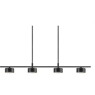 Nordlux CLYDE 4-pendel skinne LED sort 2010813003