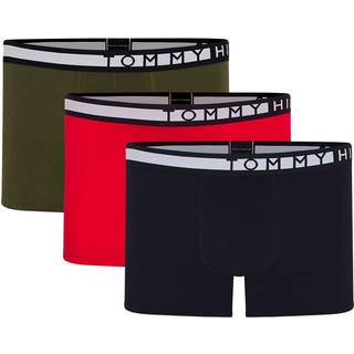 Tommy Hilfiger 3-pak Logo Trunk - Blue/Red - Medium * Kampagne *