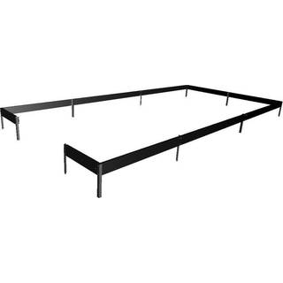 Halls stålfundament til Qube 816 13,0 m2 drivhus
