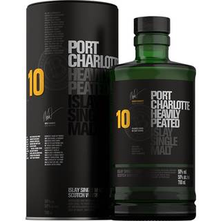 Bruichladdich Port Charlotte Islay Single Malt Whisky 10 års 50% 70 cl.