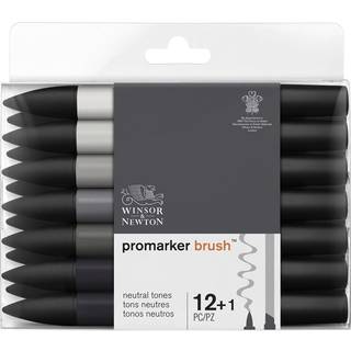 W&N Prom. Brush 12xNeutral Set