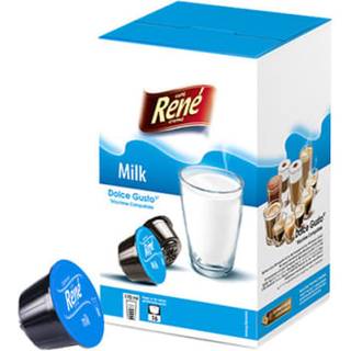 Mælk - René  - 16 kapsler til Dolce Gusto