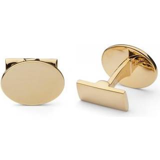 Skultuna Cuff Links Black Tie Collection Oval Gold