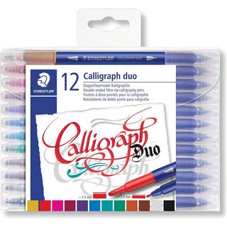 Staedtler DJ Duo Kalligrafipenne | 12 farver