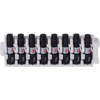 Bosch Bits Impact T30 25mm 8stk - 2608522382 ✓ På lager - klar til levering og afhentning