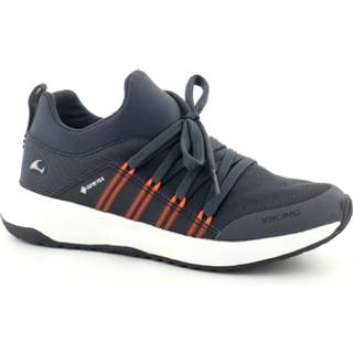 Viking Engenes GTX Sneakers, Navy/Orange, 30