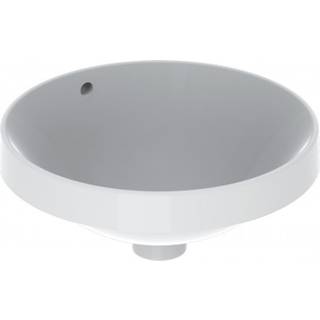 Geberit VariForm rund håndvask 40 cm med overløb