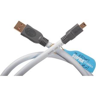 Supra High Performance USB audio kabel - Type A - Mini B - 2 m