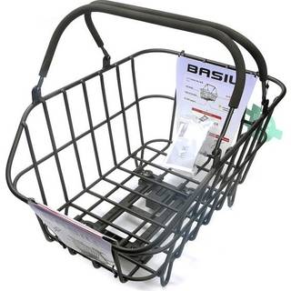 Basil - Kurv Cento Alu M/mik Adapter - sort