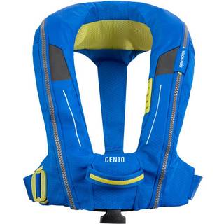 Oppustelig redningsvest til børn Spinlock Deckvest Cento 100N Pacific Blue, automatisk + kulsyrepatron 20 gram, One-Size (20 - 50 kg)