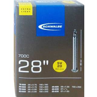 Schwalbe racerslange 700 x 18-25C 80 mm. letvægt