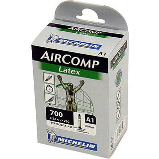 Michelin AirComp A1 racerslange 700 x 22-23C 40 og 60 mm. latex - Ventillængde 40 mm