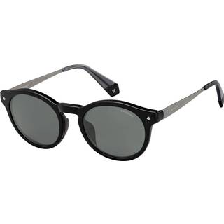 Polaroid PLD 6081/G/CS With Clip-On Polarized 08A/M9 49 Briller Mænd Black - Black - 49mm