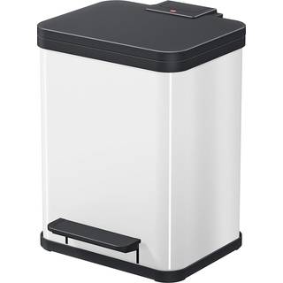 Hailo Öko duo Plus M - affaldssortering - 2 x 9 L - Sølv