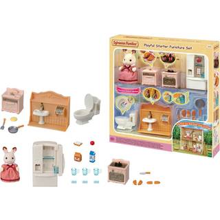 Sylvanian Families mor startsæt - med møbler, tilbehør og 1 kaninfigur