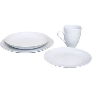 Aida Relief servicesæt Ø7/20/27/22cm hvid