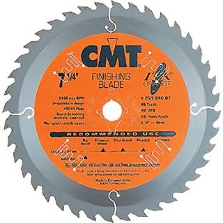 CMT rundsavklinge 271 165x1,7x20 Z24WF t/afkortning og længdeskæring