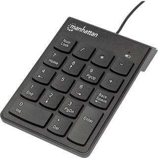 IC INTRACOM Numeric Keypad USB - Black - Tastatur - Engelsk
