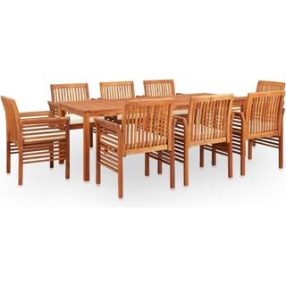 Udendørs Spisebordssæt - Creme / 8