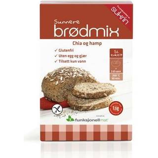 Sunnere Chiabrød Bagemix, glutenfri - 250 gr.
