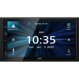 JVC KW-M560BT & GAS MAD X1-högtalare, bilstereopaket