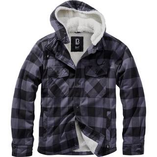 Brandit Foret Skovmandsjakke m. hætte Sort / Grå - 5XL