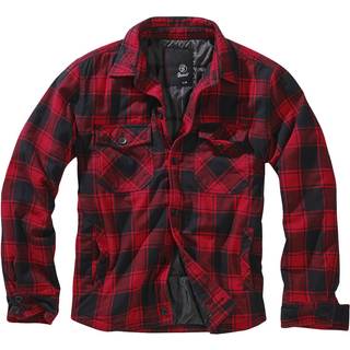 Brandit Lumberjacket Hooded Jakke rød L