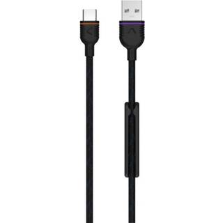 UNISYNK premium Type-C til USB kabel, 2m, sort