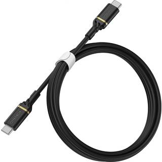 OtterBox Fast Charge USB-C til USB-C-kabel - 2 meter - Sort