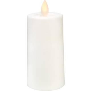 Star Trading M-twinkle Bloklys Led 11,5 Cm - LED-lys Plast Hvid - 063-73