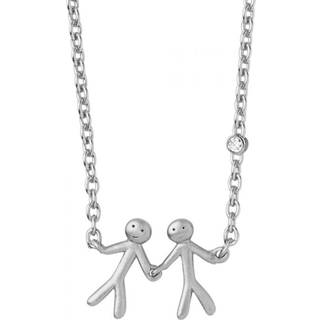 Together My Love 2 Halskæde, Silver, 45 cm