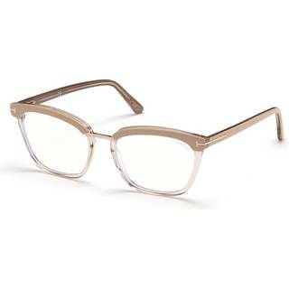 Tom Ford FT5550-B Blue-Light Block 072 54 Briller Kvinder Brun - Brown - 54mm